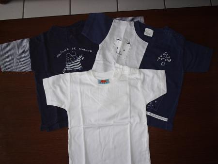 lot de 3 T shirts